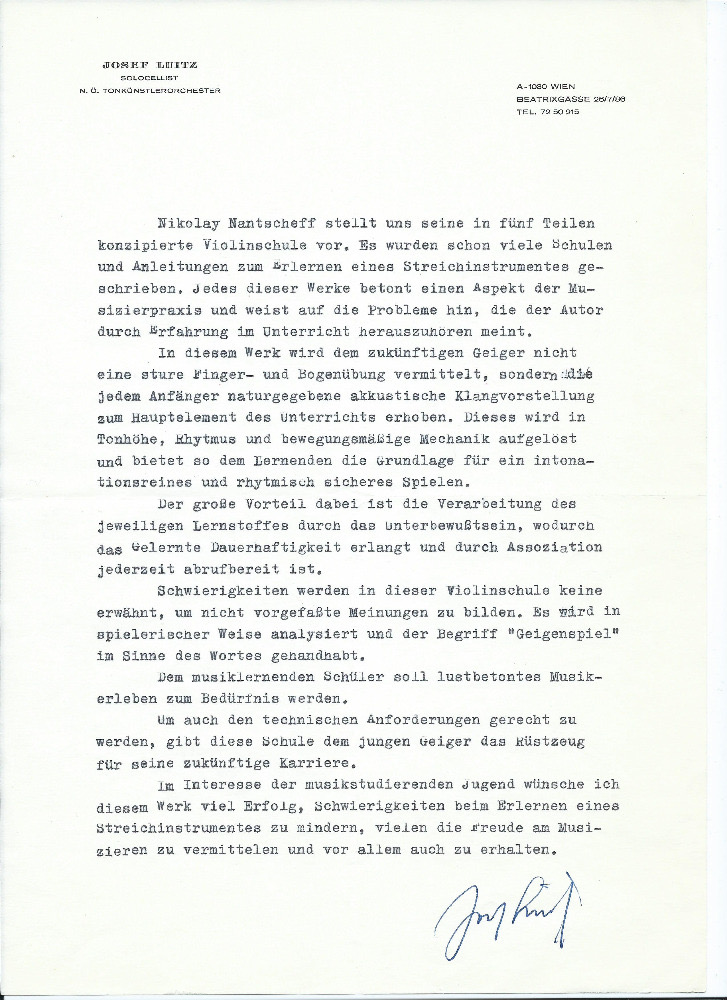 Josef Luitz meine Violinschule